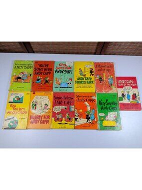 Lot of 11 Smythe Andy Capp Comic Books Paperback 1970s Various Conditions